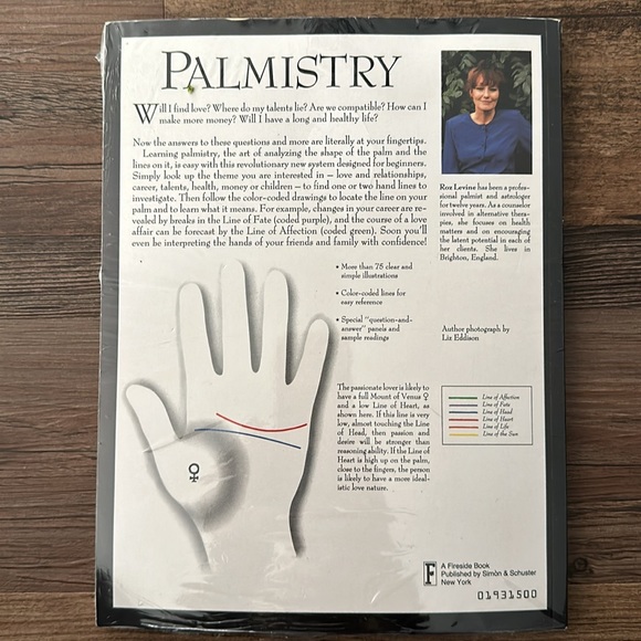 Palmistry; How to Chart the Lines of Your Destiny by Roz Levine Paperback Book - Picture 3 of 5